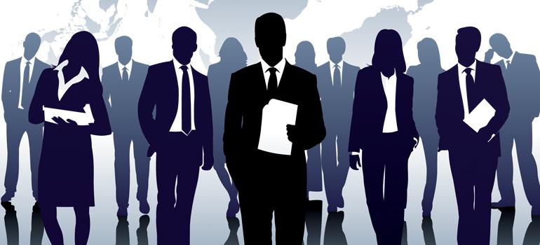 Career Services individuals in suits