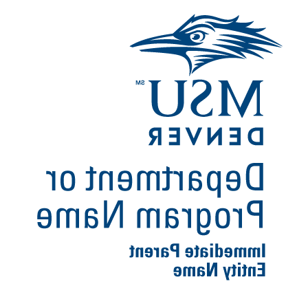 Department/Program Logo Editable Template Blue
