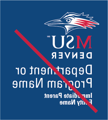 Department/Program Logo Vertical Do not use Red M